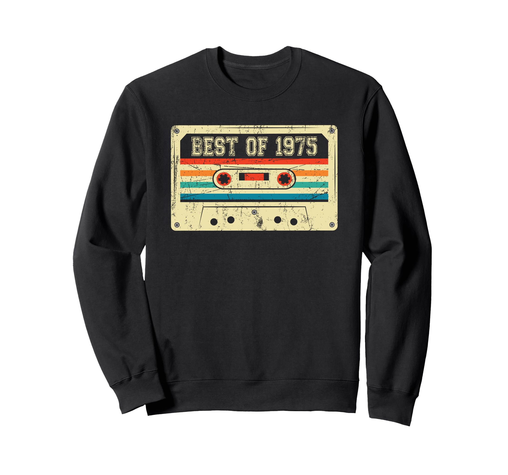 Best 1975 1975 Birthday Cassette Tape Sweatshirt - Trendy Graphic Men Women - T-Shirt, Sweatshirt, Hoodie