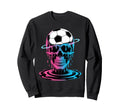 Skeleton Soccer Ice Cream Drip Game Sweatshirt - Custom Art Print Unisex - T-Shirt, Sweatshirt, Hoodie