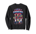 Usa Drinking Team Raccoon Soccer Sweatshirt - Novelty Apparel Men Women - T-Shirt, Sweatshirt, Hoodie