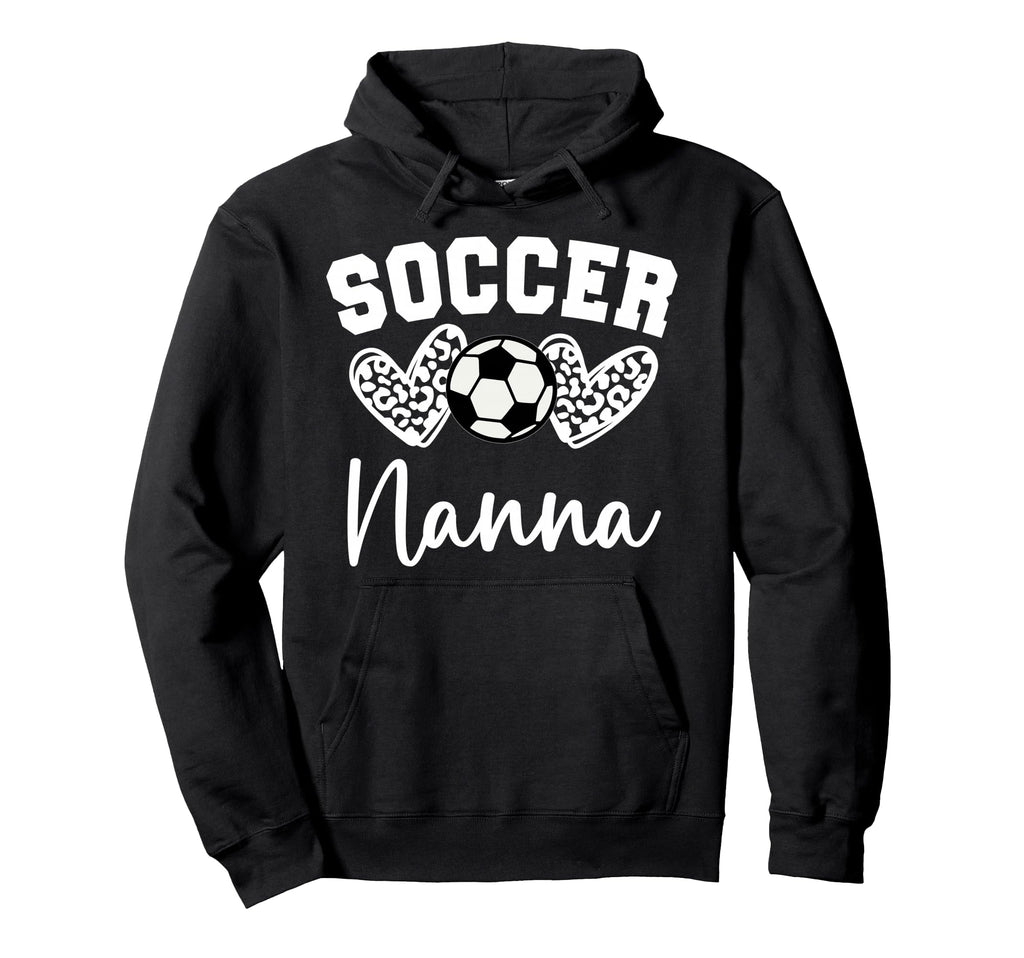 Soccer Nanna Matching Family Soccer Hoodie - Graphic Print for Adults - T-Shirt, Sweatshirt, Hoodie