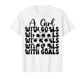 Soccer Coquette Bow Goals T-Shirt - Trendy Graphic for Adults - T-Shirt, Sweatshirt, Hoodie