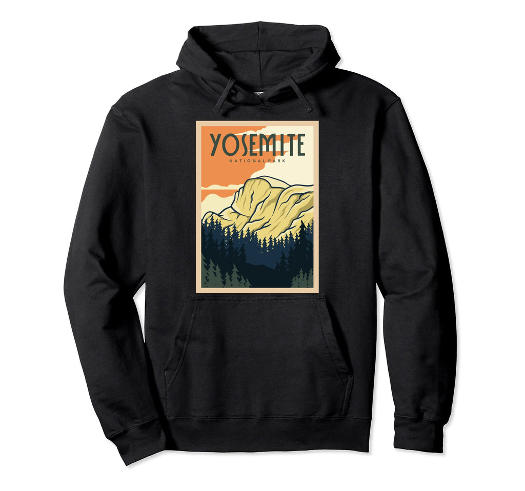 Yosemite National Park Hoodie - Minimalist Print Unisex - T-Shirt, Sweatshirt, Hoodie