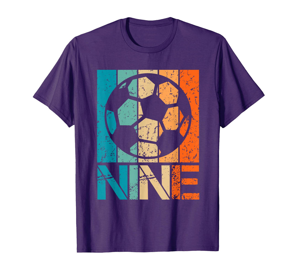9Th Soccer Birthday 9 Year Old 9Yr T-Shirt - Unique Graphic Unisex - T-Shirt, Sweatshirt, Hoodie
