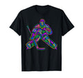 Colorful Hockey Player Goalkeeper T-Shirt - Casual Everyday Wear Men Women - T-Shirt, Sweatshirt, Hoodie