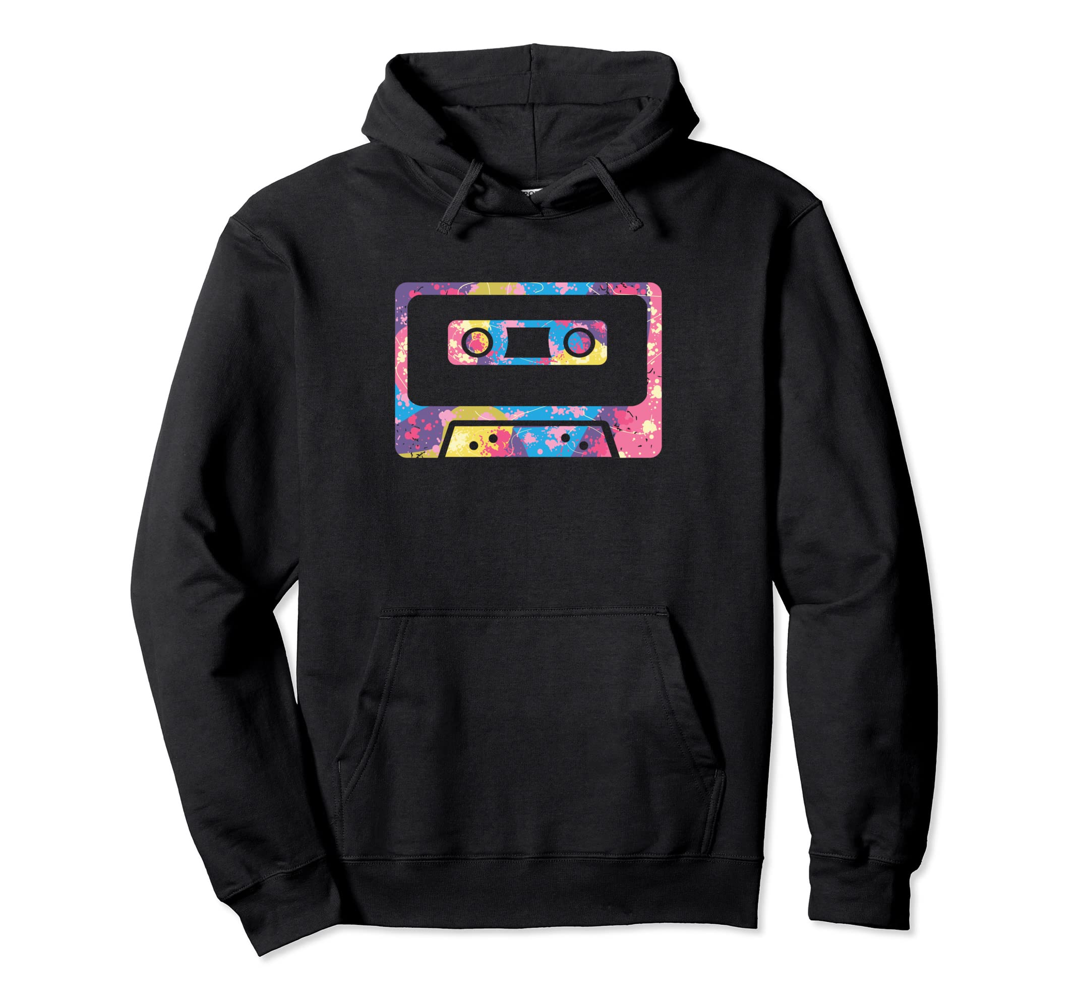 Music Cassette Mixtape 80S 90S Hoodie - Graphic Print Men Women - T-Shirt, Sweatshirt, Hoodie