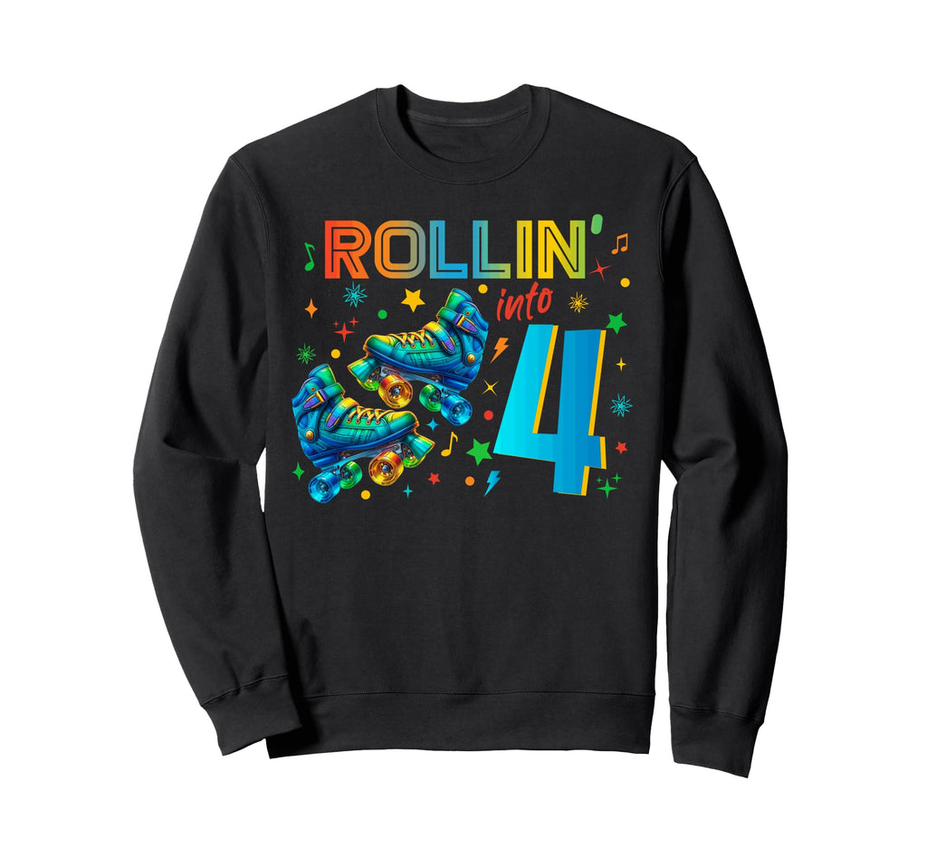 Roller Skates Birthday Skating T-Shirt - Custom Art Print Men Women - T-Shirt, Sweatshirt, Hoodie
