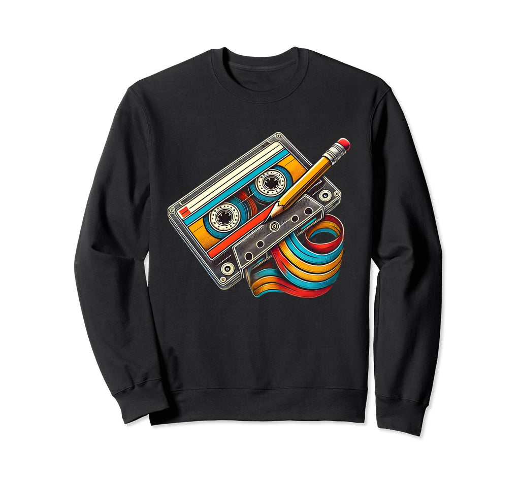 Cassette Tape 80S 90S Music Sweatshirt - Streetwear Style for Adults - T-Shirt, Sweatshirt, Hoodie