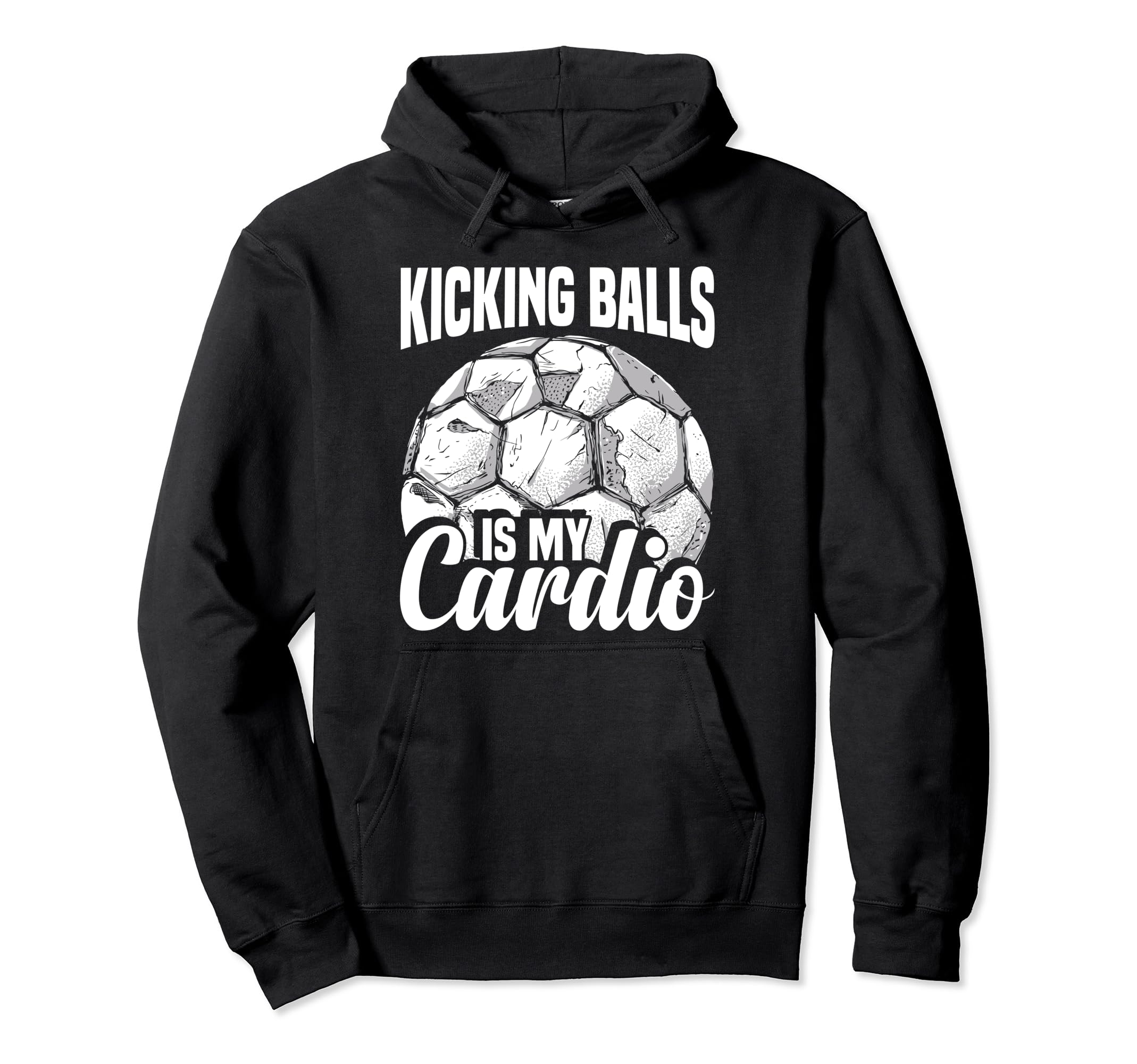 Soccer Player Kicking Balls Soccer Hoodie - Custom Art Print Men Women - T-Shirt, Sweatshirt, Hoodie