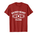 Sacred Heart Falcons High School Gear T-Shirt - Aesthetic Graphic Unisex - T-Shirt, Sweatshirt, Hoodie