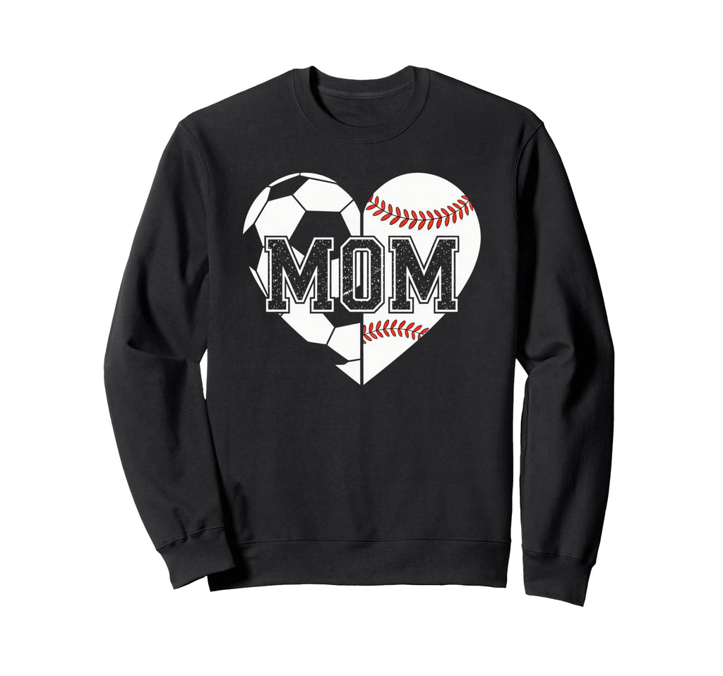 Ball Mom Soccer Football Sweatshirt - Fun Novelty Design for Adults - T-Shirt, Sweatshirt, Hoodie