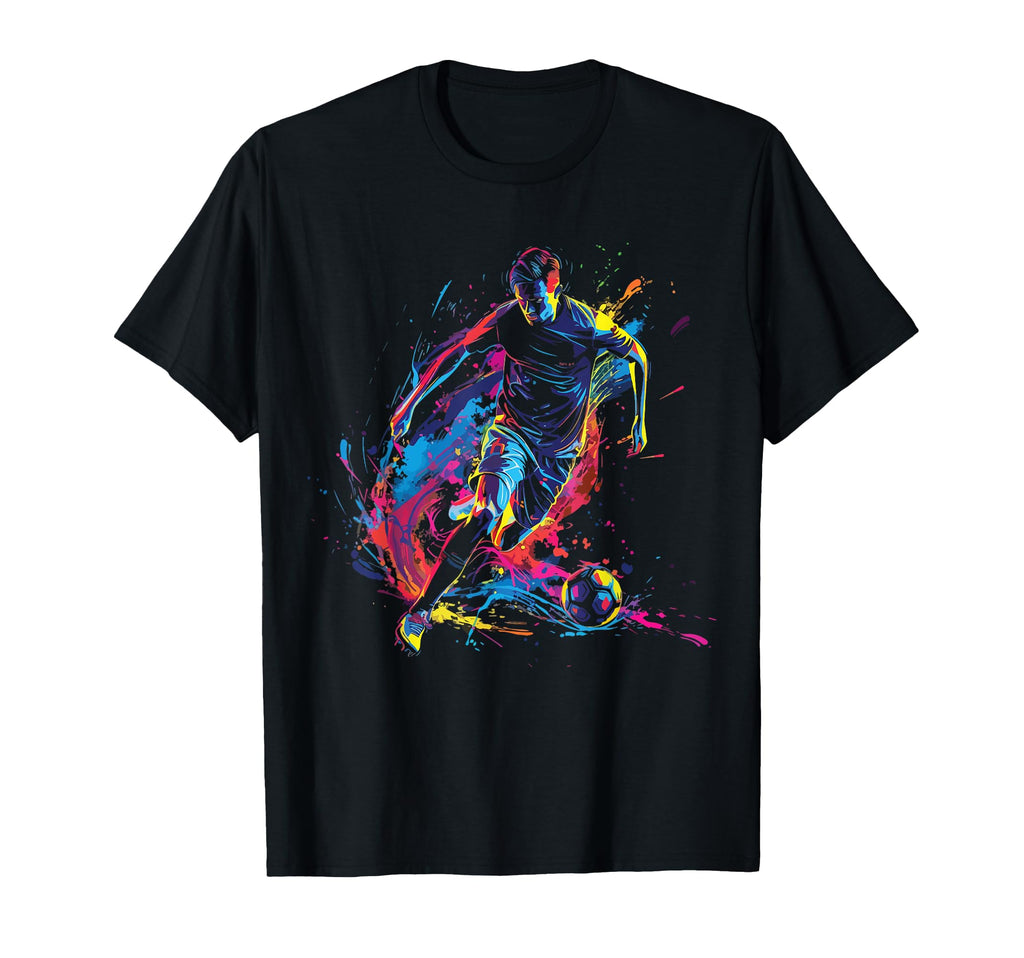Ball Game Football Paint Splash T-Shirt - Streetwear Style Men Women - T-Shirt, Sweatshirt, Hoodie