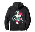 Womens Soccer Player Ball Hoodie - Unique Graphic Unisex - T-Shirt, Sweatshirt, Hoodie