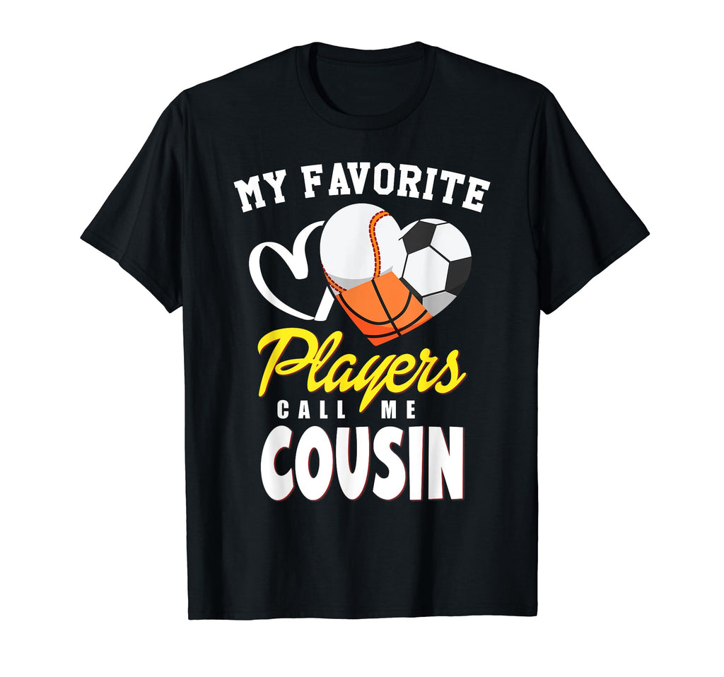 My Favorite Players Baseball Soccer T-Shirt - Minimalist Print Unisex - T-Shirt, Sweatshirt, Hoodie