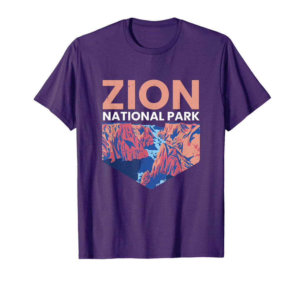 Zion National Park Hiking Utah T-Shirt - Custom Art Print for Adults - T-Shirt, Sweatshirt, Hoodie