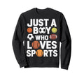 Just Who Loves Sports Young Soccer Sweatshirt - Unique Graphic for Adults - T-Shirt, Sweatshirt, Hoodie