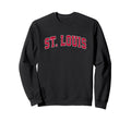 St Louis Missouri Mo Sports Red Sweatshirt - Unique Graphic Unisex - T-Shirt, Sweatshirt, Hoodie