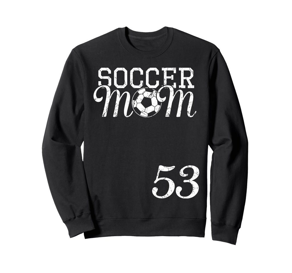 Soccer Mom Jersey Number 53 Sweatshirt - Minimalist Print Men Women - T-Shirt, Sweatshirt, Hoodie