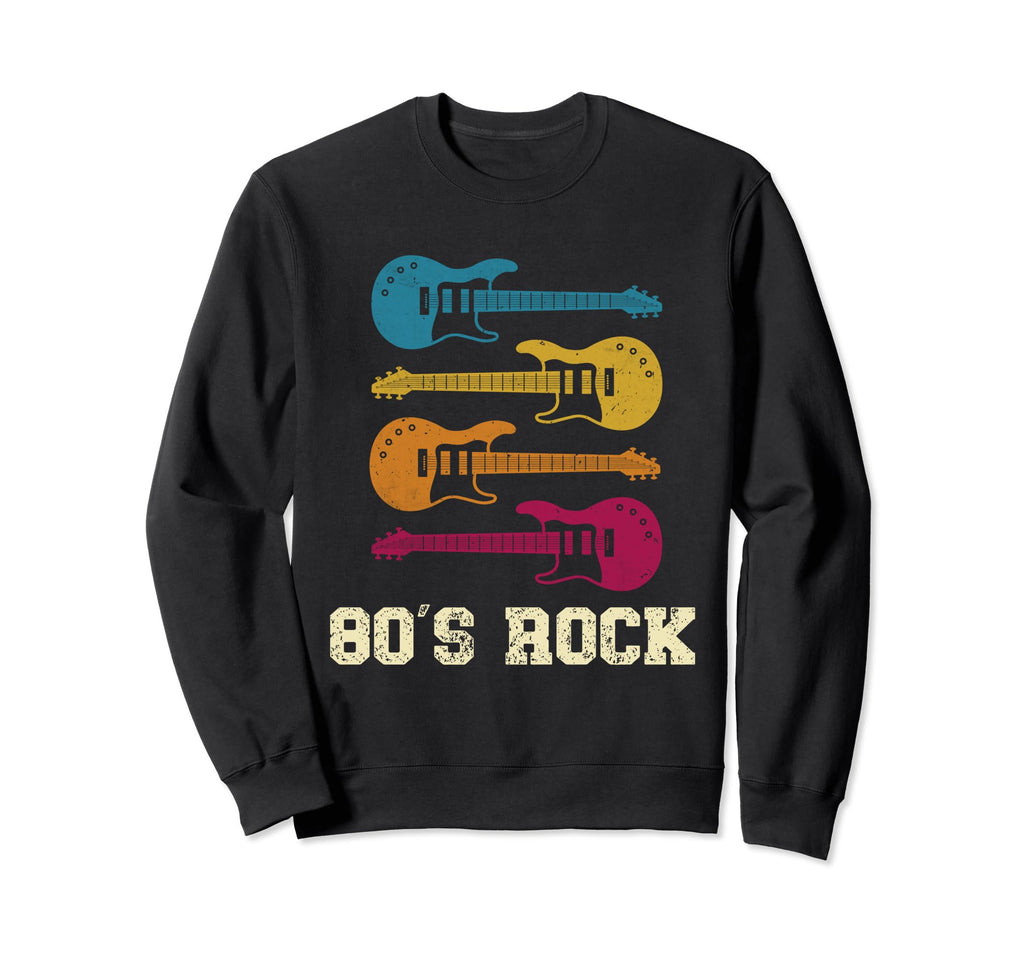 80S Rock Band Guitar Cassette Tape Sweatshirt - Minimalist Print Unisex - T-Shirt, Sweatshirt, Hoodie