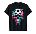Skeleton Soccer Ice Cream Drip Game T-Shirt - Custom Art Print Unisex - T-Shirt, Sweatshirt, Hoodie