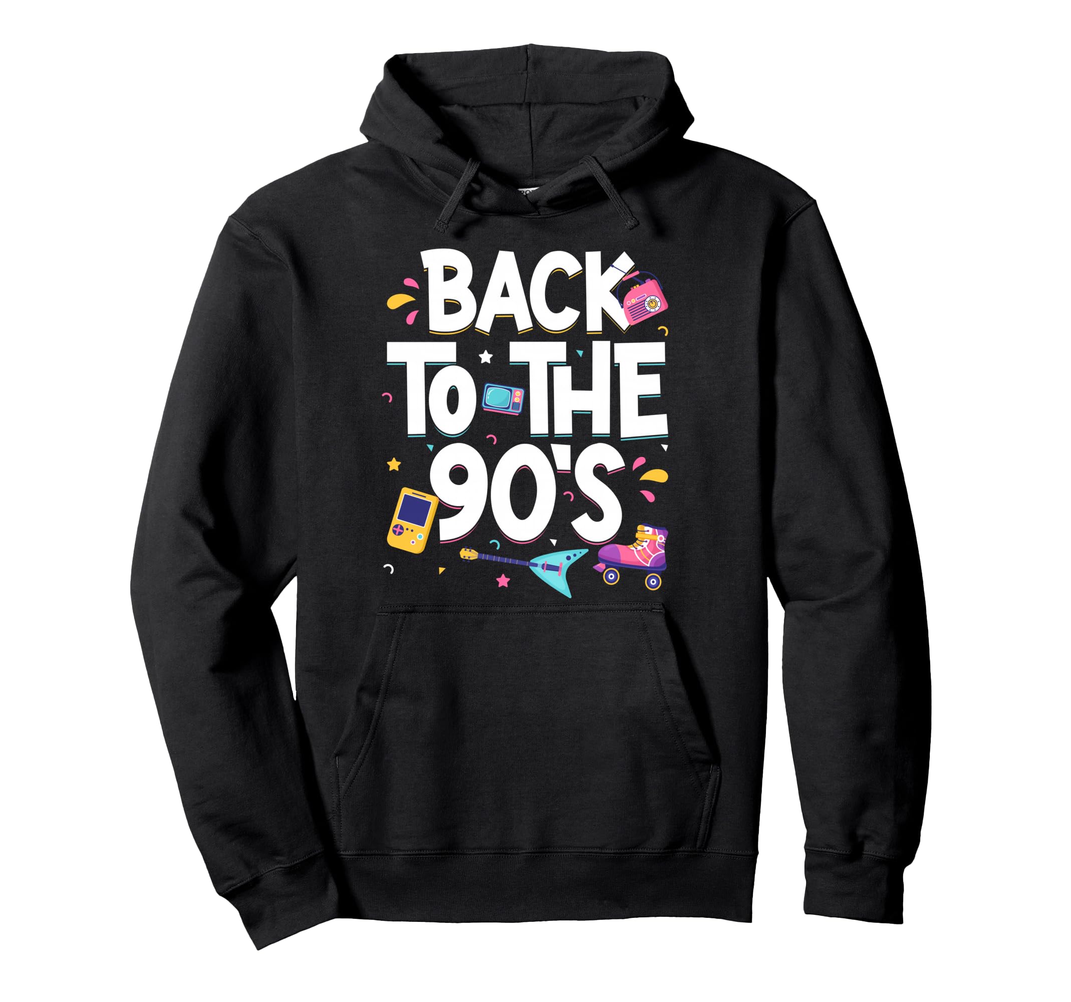 Back To 90S Cassette Old School Hoodie - Aesthetic Graphic for Adults - T-Shirt, Sweatshirt, Hoodie