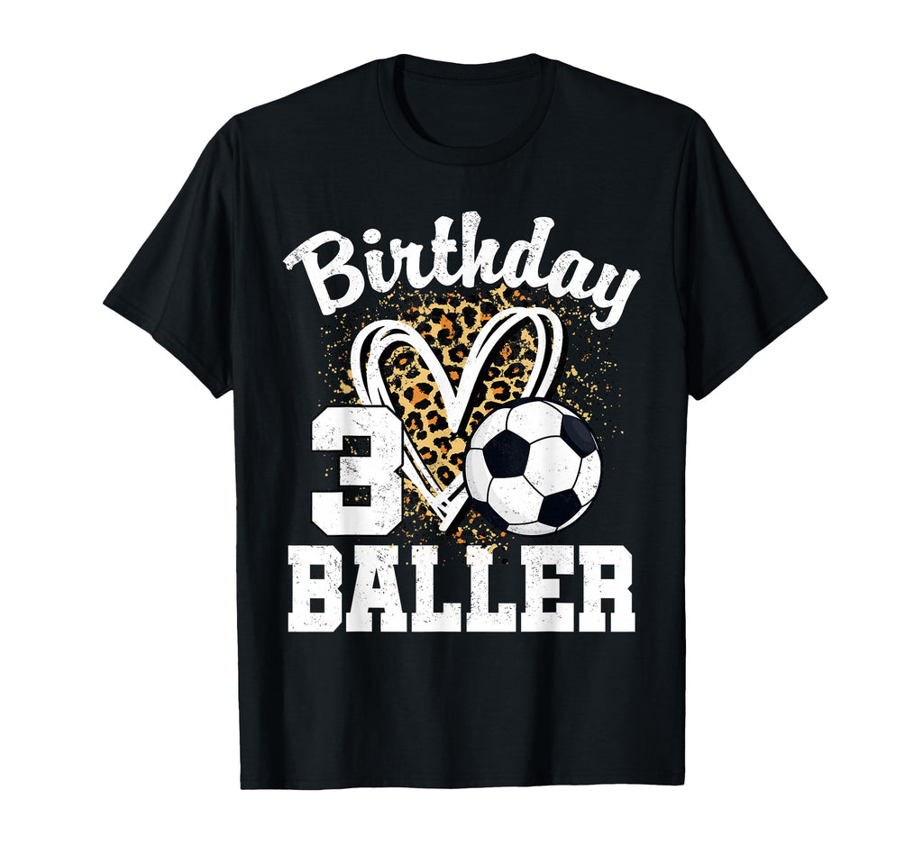 3Rd Birthday Soccer Ball 3 Year Old T-Shirt - Unique Graphic Men Women - T-Shirt, Sweatshirt, Hoodie