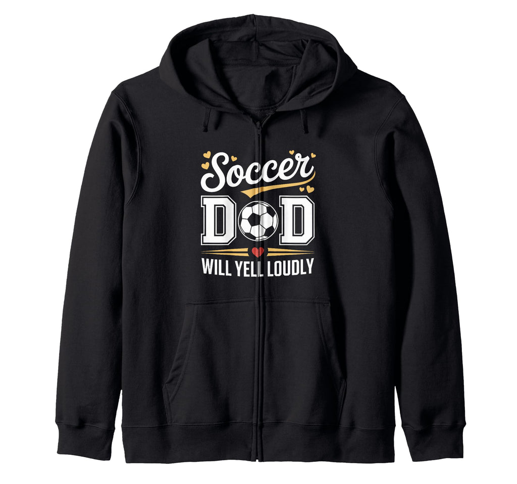 Soccer Dad Fathers Day Sweatshirt - Unique Graphic Men Women - T-Shirt, Sweatshirt, Hoodie