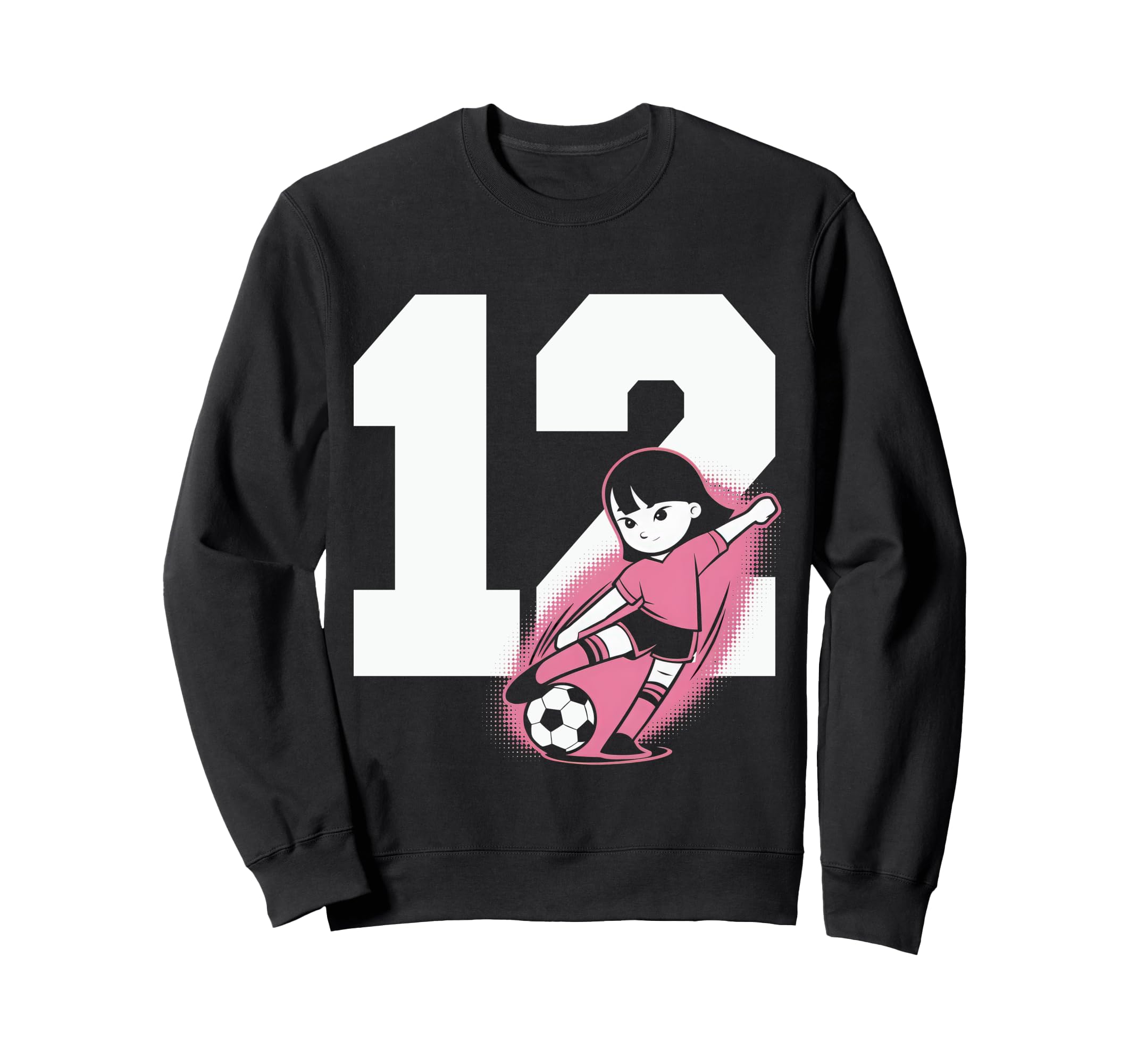 12 Soccer Birthday Gift Soccer Sweatshirt - Aesthetic Graphic Men Women - T-Shirt, Sweatshirt, Hoodie