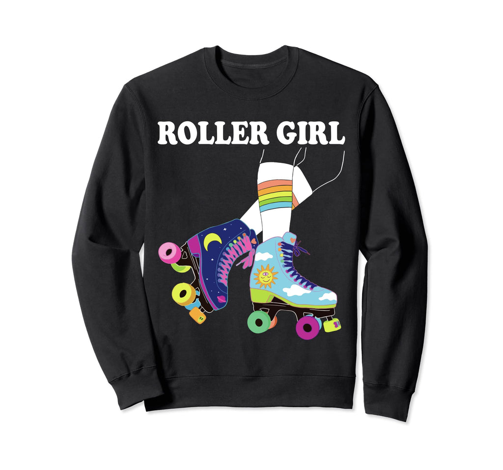 Roller Seventies 70S Skates Skating Sweatshirt - Graphic Print Men Women - T-Shirt, Sweatshirt, Hoodie