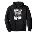 Raised Old School Hip Hop Cassette Dope Hoodie - Trendy Graphic Men Women - T-Shirt, Sweatshirt, Hoodie
