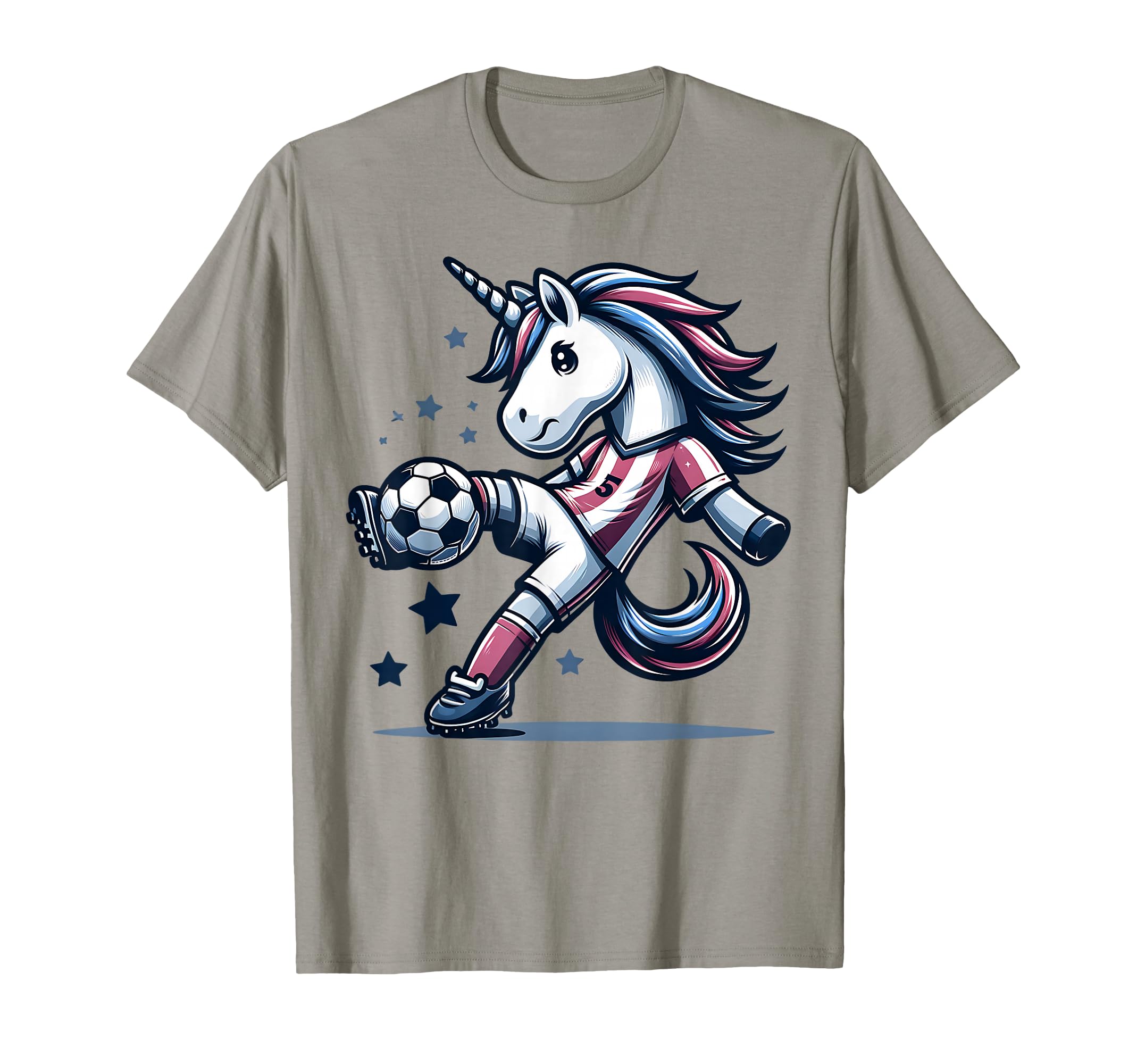 Footballer Unicorn Fans Soccer Team T-Shirt - Streetwear Style for Adults - T-Shirt, Sweatshirt, Hoodie