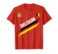 Belgian Football Soccer Ball Travel T-Shirt - Novelty Apparel for Adults - T-Shirt, Sweatshirt, Hoodie
