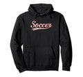 Soccer Varsity Distressed Throwback Hoodie - Streetwear Style for Adults - T-Shirt, Sweatshirt, Hoodie