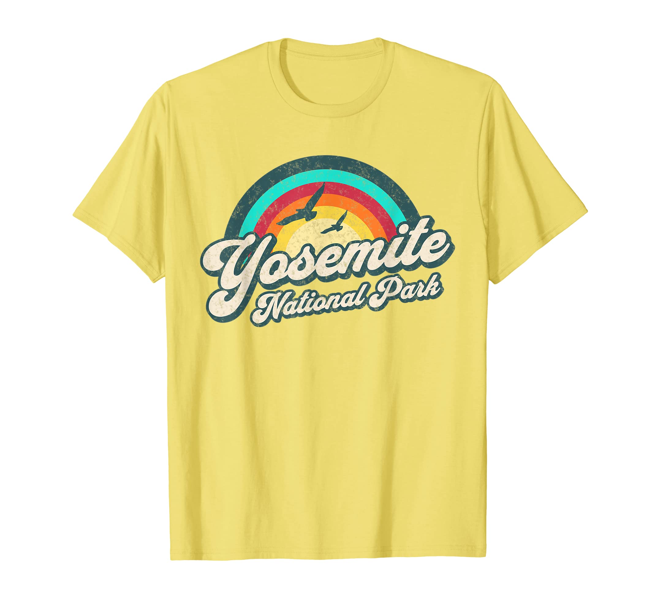 Yosemite National Park California 70S T-Shirt - Unique Graphic Men Women - T-Shirt, Sweatshirt, Hoodie