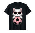 Funny Soccer Soccer Ball Cats Designs T-Shirt - Streetwear Style Men Women - T-Shirt, Sweatshirt, Hoodie