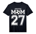 Number 27 Custom Proud Soccer Futbol T-Shirt - Custom Art Print for Adults - T-Shirt, Sweatshirt, Hoodie