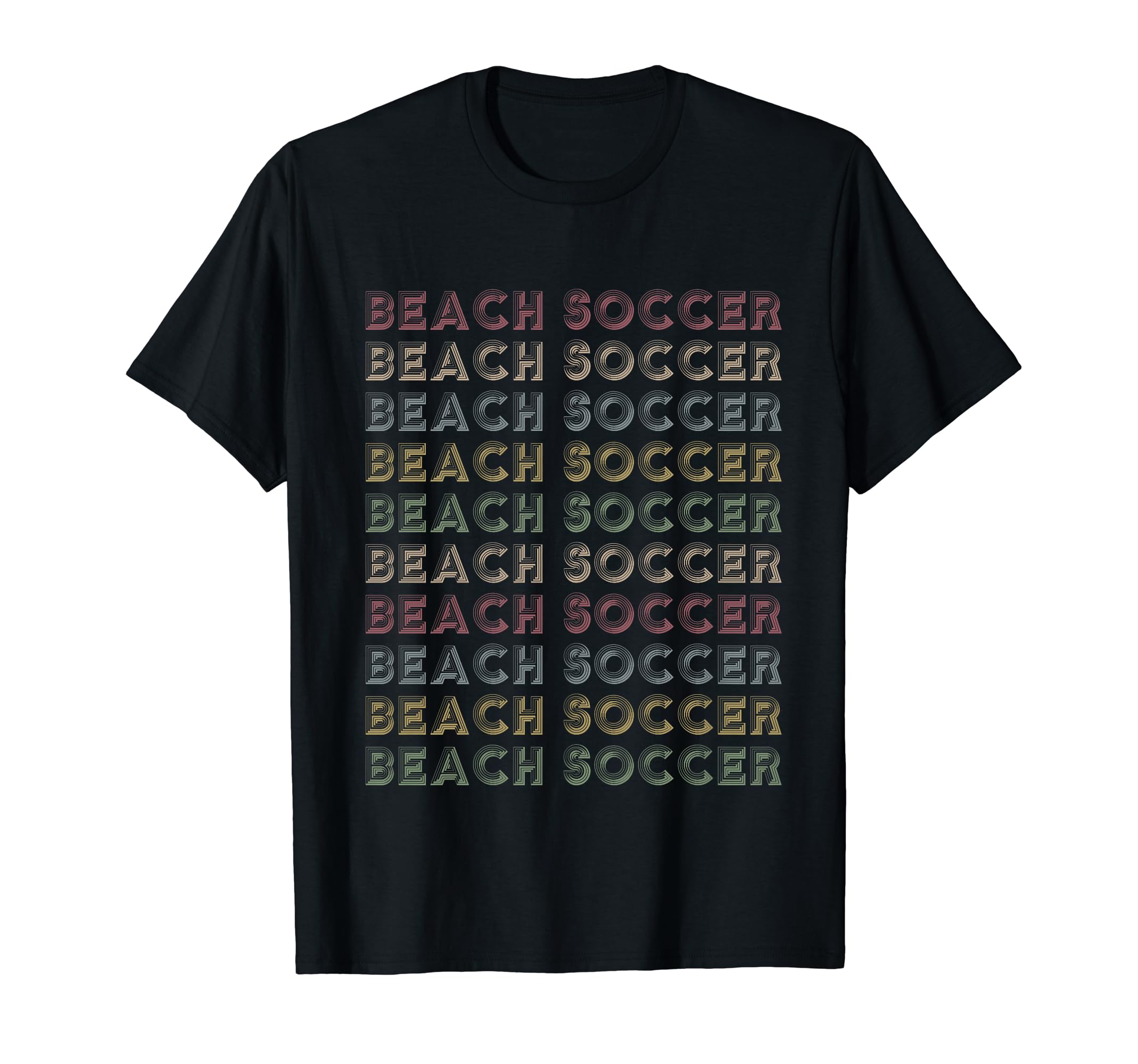 Beach Soccer Repetitive Beasal Player T-Shirt - Trendy Graphic Men Women - T-Shirt, Sweatshirt, Hoodie