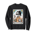 Funny Skeleton Tarot Card Halloween Sweatshirt - Graphic Print for Adults - T-Shirt, Sweatshirt, Hoodie