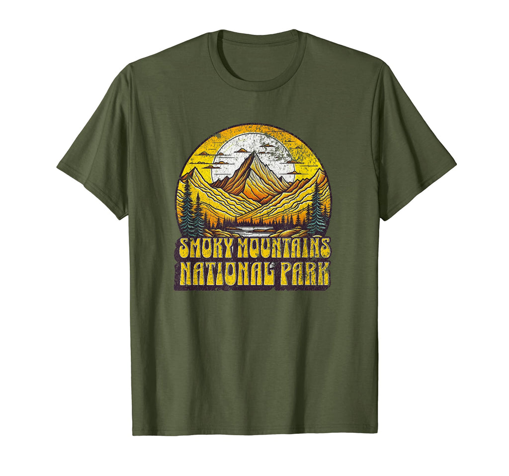 Great Smoky Mountains National Park Hoodie - Graphic Print Men Women - T-Shirt, Sweatshirt, Hoodie