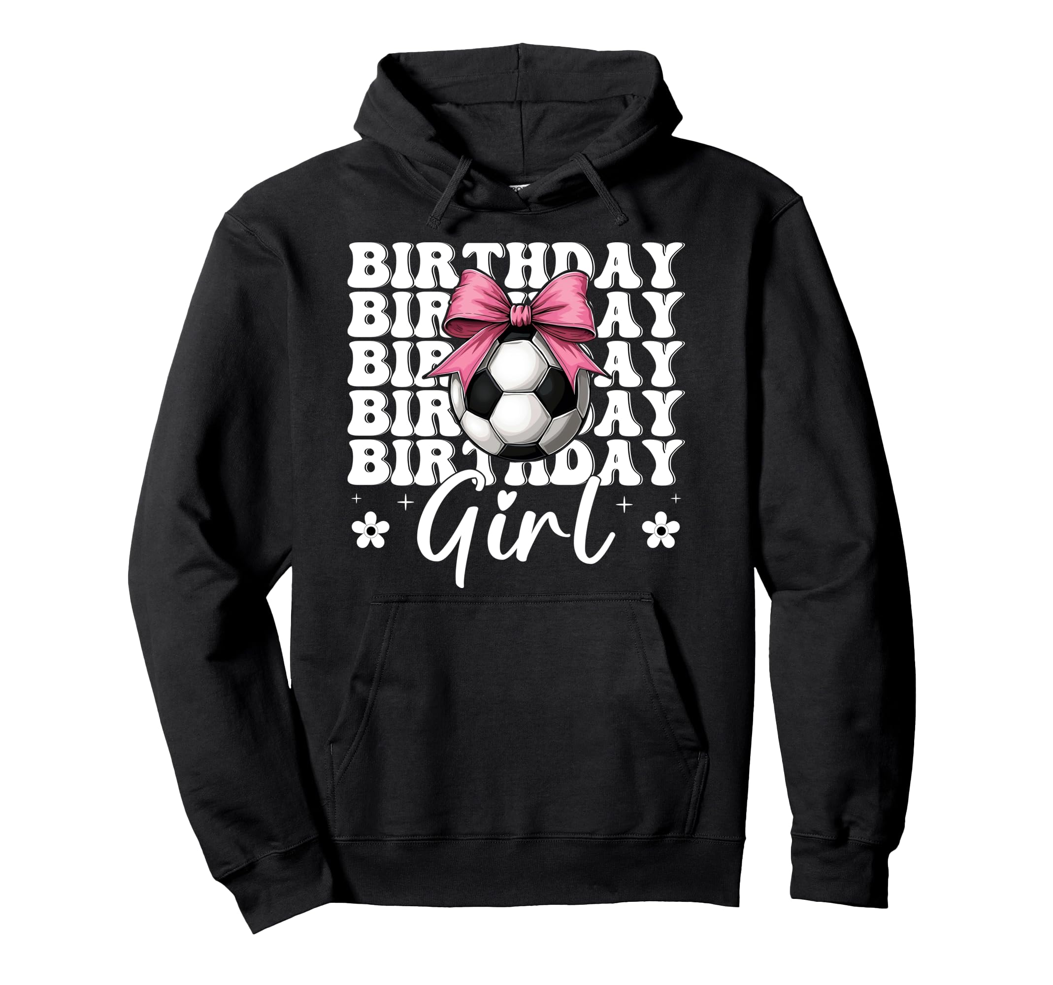 Birthday Soccer Soccer Mom Coquette Bow Hoodie - Novelty Apparel Unisex - T-Shirt, Sweatshirt, Hoodie