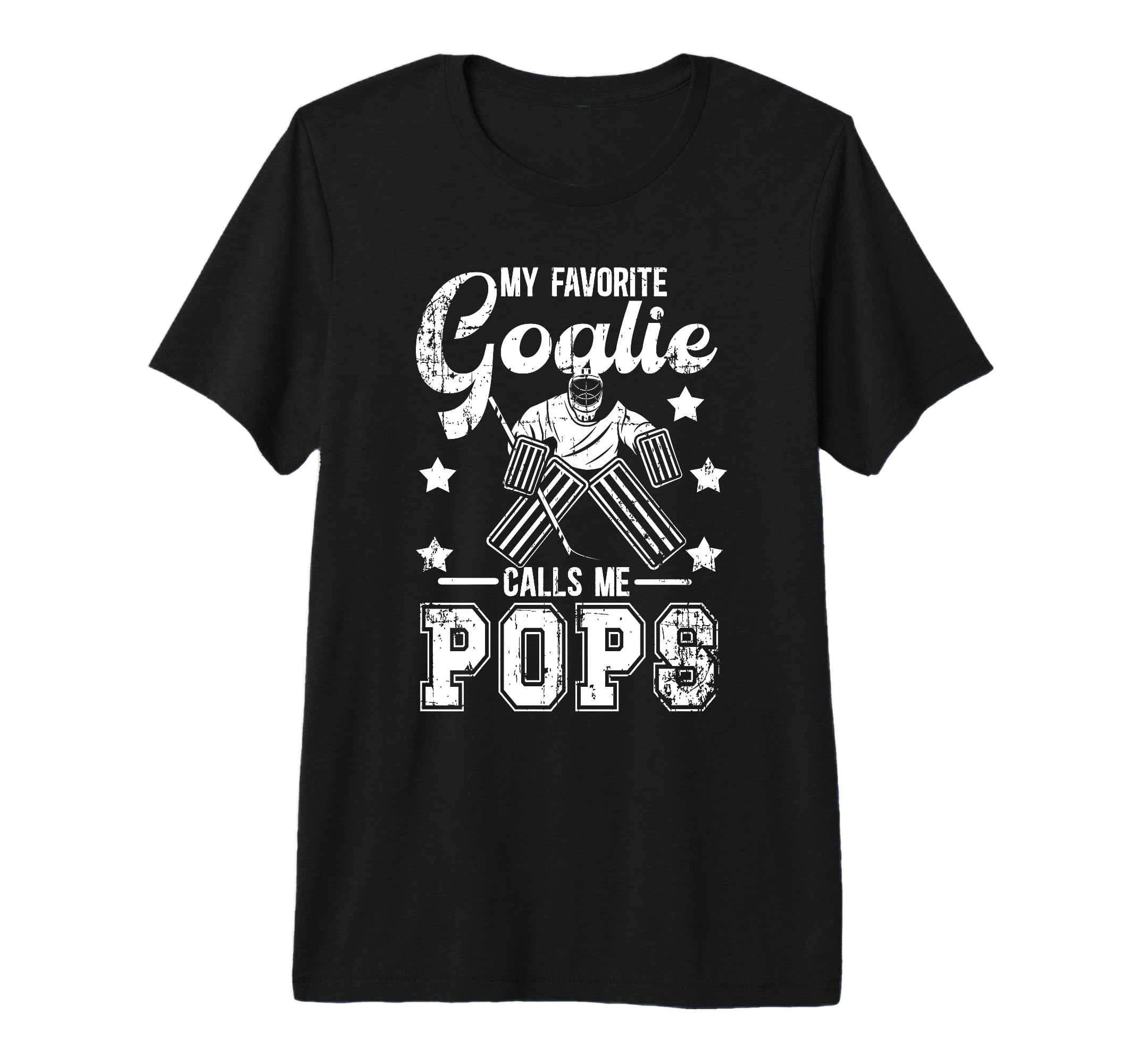 Mens My Favorite Ice Hockey Goalie T-Shirt - Minimalist Print Men Women - T-Shirt, Sweatshirt, Hoodie