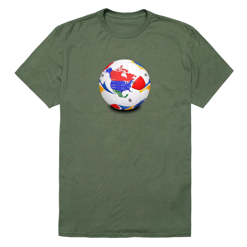 Soccer 2026 Tees World Ball T-Shirt - Custom Art Print Men Women - T-Shirt, Sweatshirt, Hoodie