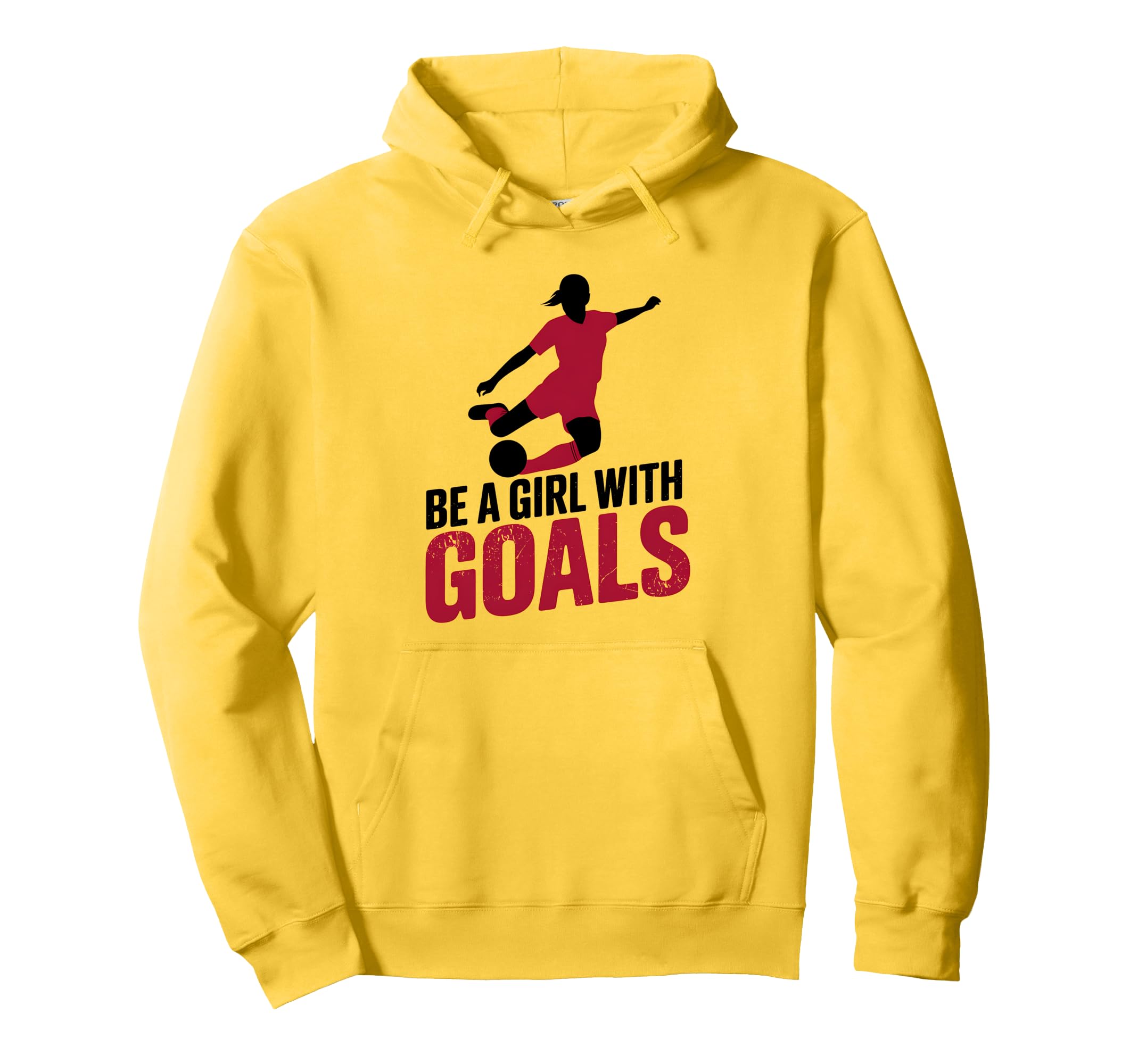 Be Goals Soccer Player Soccer Hoodie - Custom Art Print for Adults - T-Shirt, Sweatshirt, Hoodie