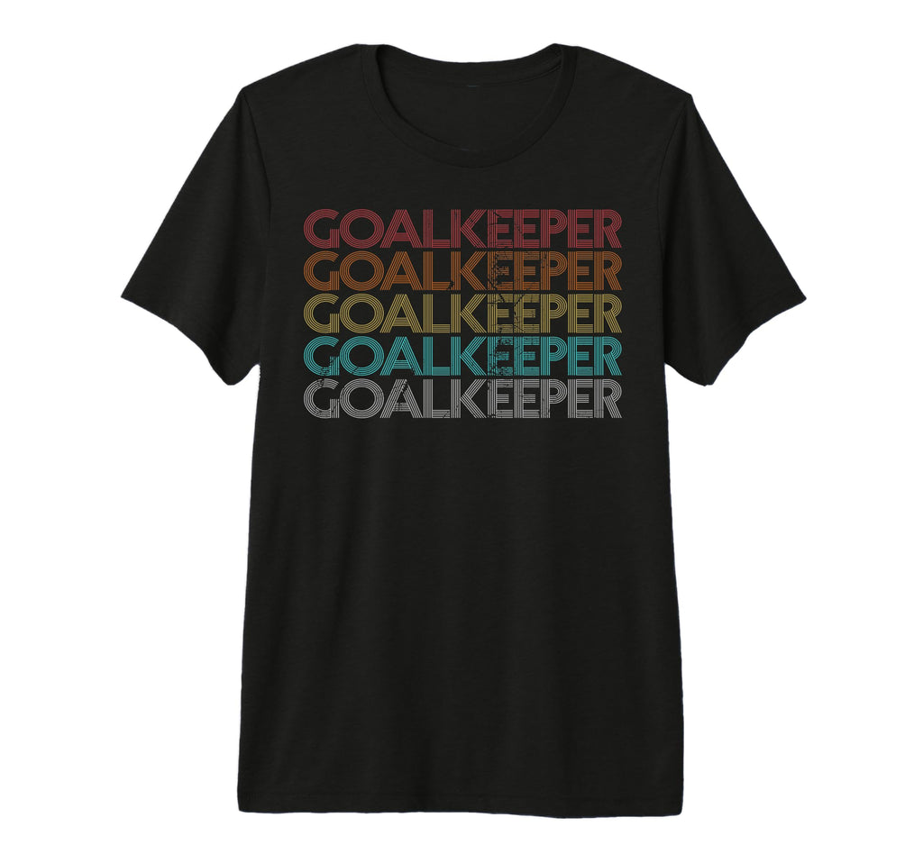 Goalkeeper Tri Blend T-Shirt - Trendy Graphic Men Women - T-Shirt, Sweatshirt, Hoodie