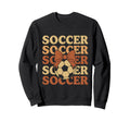 Soccer Coquette Bow Soccer Mom Sweatshirt - Fun Novelty Design for Adults - T-Shirt, Sweatshirt, Hoodie