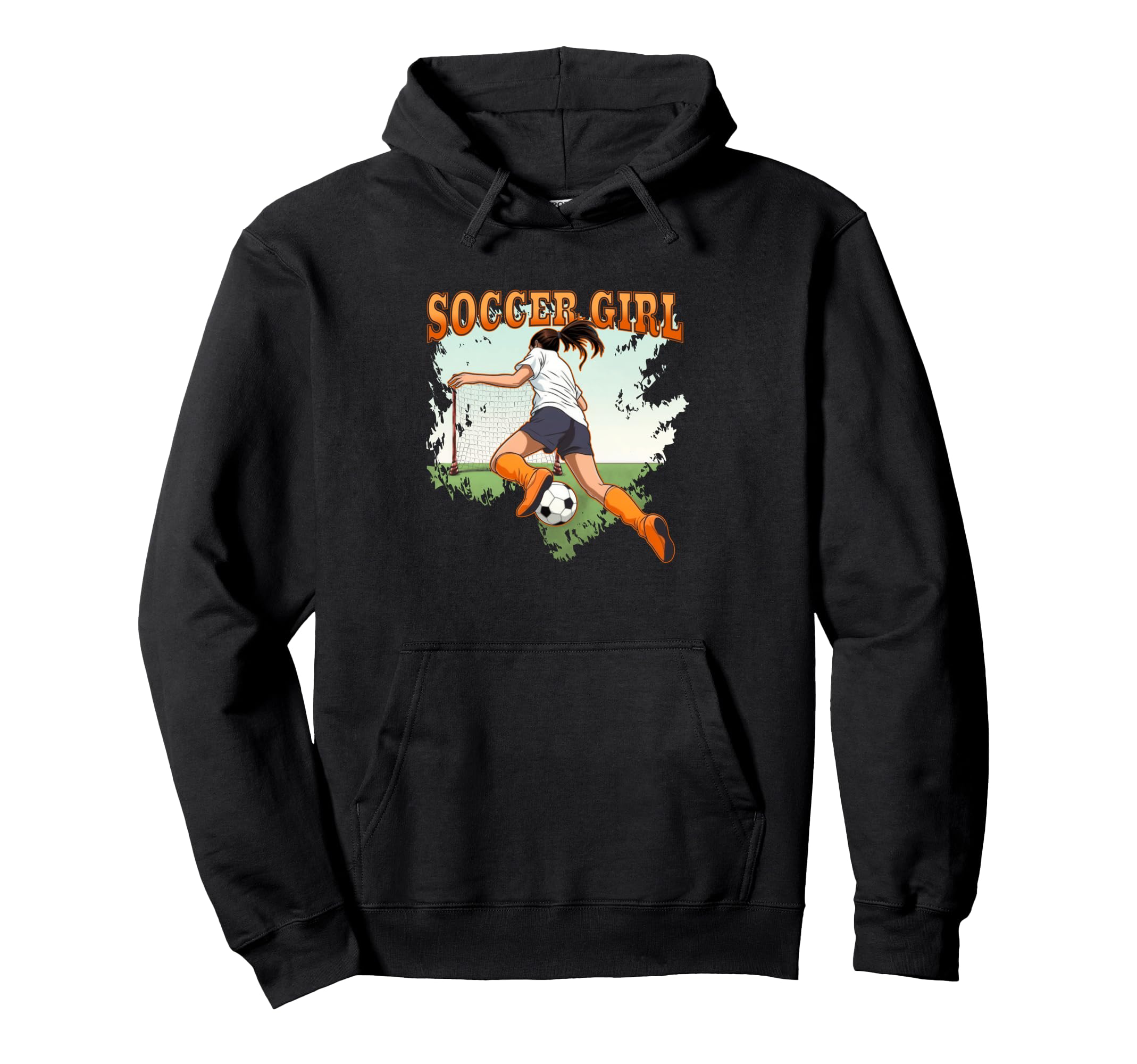 Soccer Action Hoodie - Graphic Print Men Women - T-Shirt, Sweatshirt, Hoodie