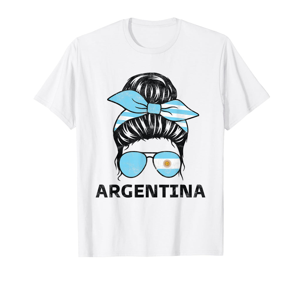 Argentinian Argentina Chica Argentine T-Shirt - Custom Art Print Men Women - T-Shirt, Sweatshirt, Hoodie