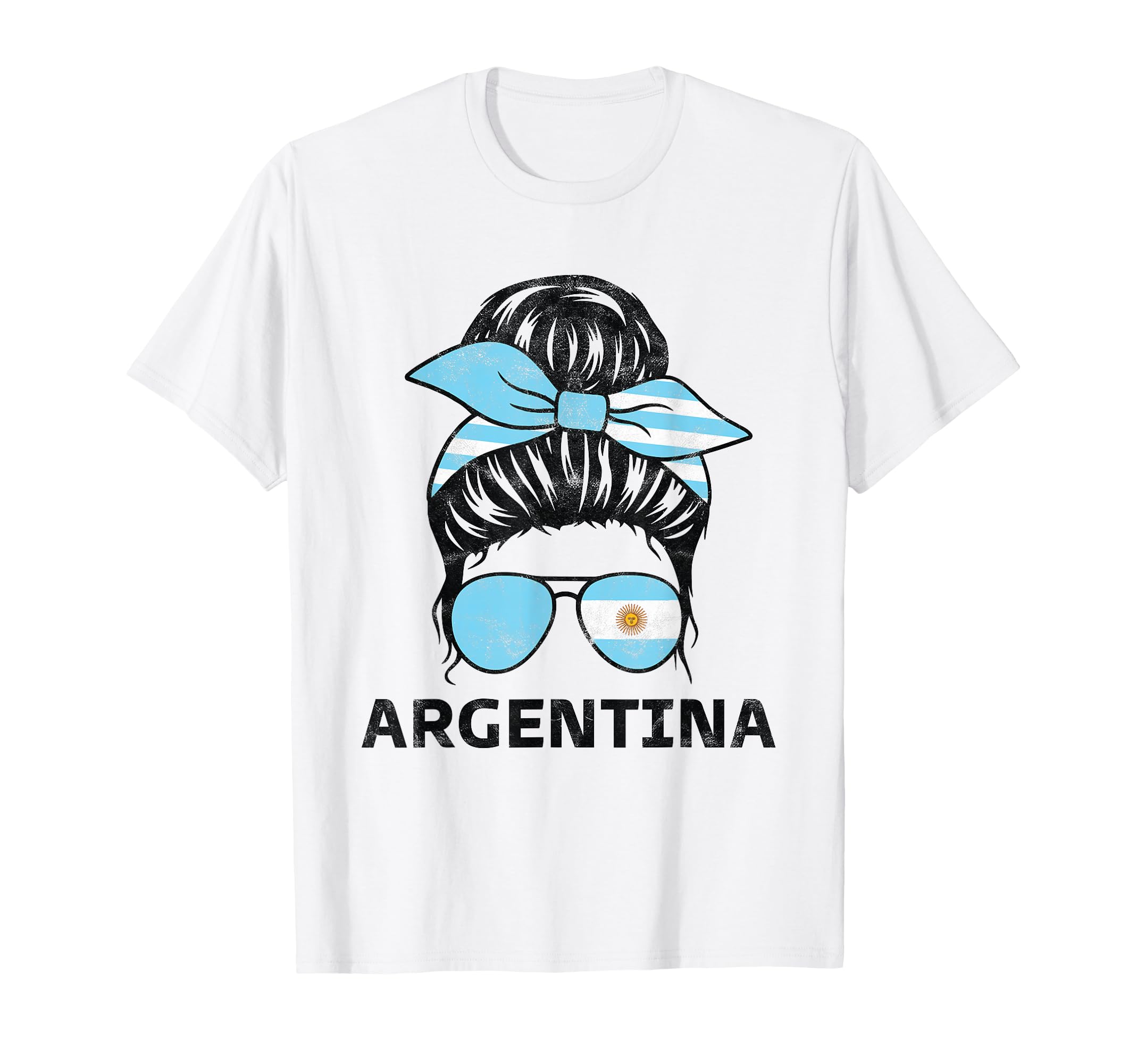 Argentinian Argentina Chica Argentine T-Shirt - Custom Art Print Men Women - T-Shirt, Sweatshirt, Hoodie