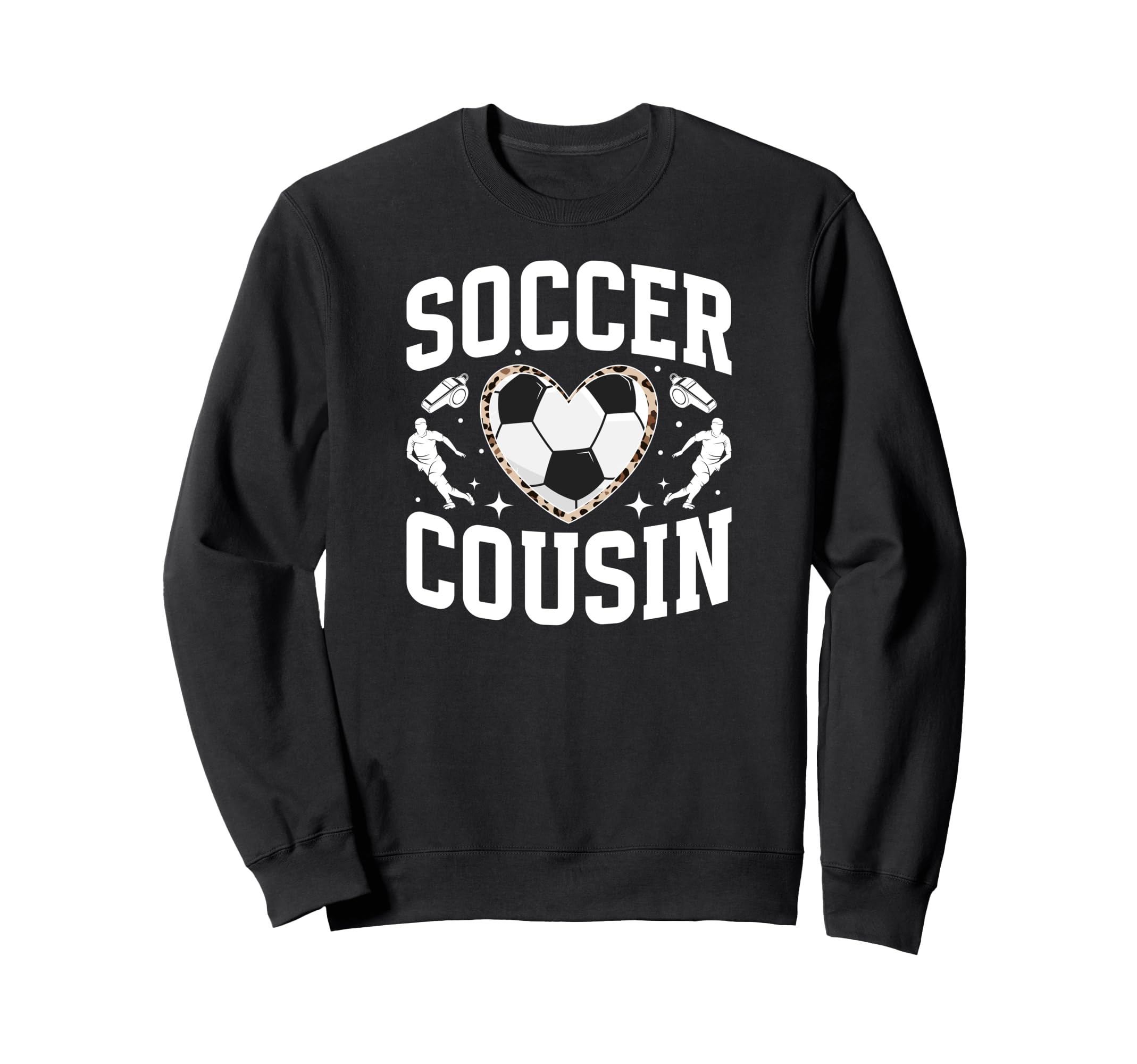 Soccer Cousin Heart Cousin Soccer Sweatshirt - Minimalist Print Men Women - T-Shirt, Sweatshirt, Hoodie