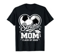 Proud Senior Mom Class 2028 Soccer T-Shirt - Minimalist Print Unisex - T-Shirt, Sweatshirt, Hoodie