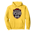 My Favorite Soccer Player Calls Me Dad Hoodie - Minimalist Print Men Women - T-Shirt, Sweatshirt, Hoodie
